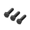 sourcing map 3-Piece M8 x 30 mm Left-Hand Hex Head Screws, Black Carbon Steel view 1