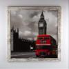 myposterframe Kallisto Modern Wood-Composite Picture Frame, 57 x 93 cm, White Vintage, 1 mm Anti-Glare Acrylic view 1