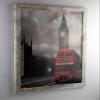 myposterframe Kallisto Modern Wood-Composite Picture Frame, 57 x 93 cm, White Vintage, 1 mm Anti-Glare Acrylic view 2