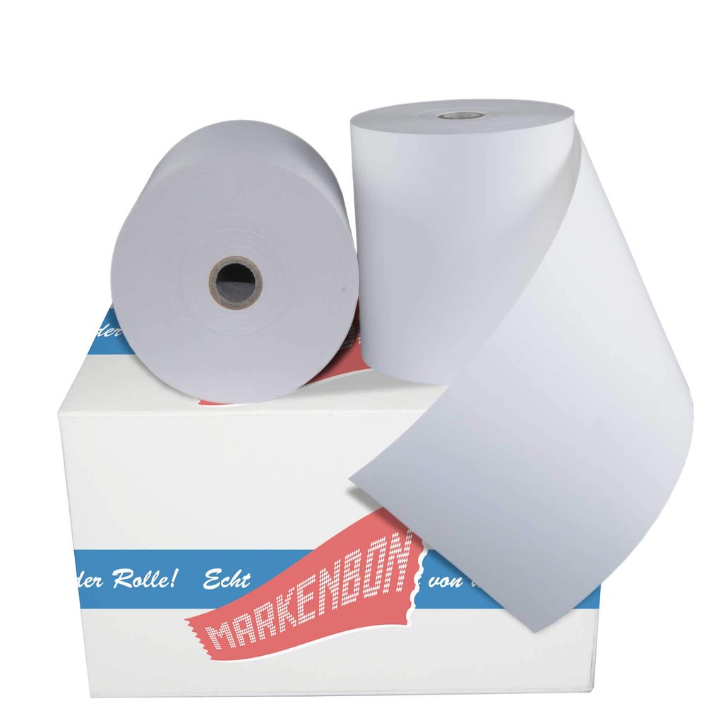 BPA-Free Thermal Paper Rolls, 80 m, for Epson M 129 B (30 Rolls)