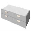 Mirjan24 Pok PO14 Lower Bed with Foam Mattress for Pok PO13 Bed view 1