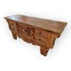 Kinaree Surakarta Teak Sideboard with Hand-Carved Front view 4