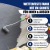 Hamburger Lack-Profi Satin-Matte Concrete Paint, Graphite Gray RAL 7024, Floor and Facade Coating (1 L) view 4