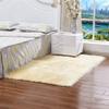 HotYou Faux Sheepskin Rug, Soft Long-Hair Fur Look, Light Yellow, 60 x 120 cm view 2