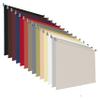Spring Roller Blind, Center-Pull Daylight Blind, 60–200 cm Wide, 180 cm High, Light-Transmitting Fabric, Metal Mounting Brackets, Window and Sun Glare Protection, 150 x 180 cm / Black view 1