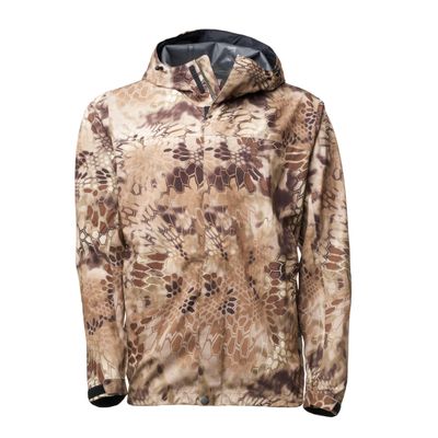Kryptek Jupiter Men's Hunting Jacket, Waterproof, Breathable, Packable, Highlander Camouflage, Size M