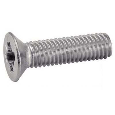 200 Pozidriv Flat-Head Screws, A2 Stainless Steel, 3 x 40 mm, DIN 965