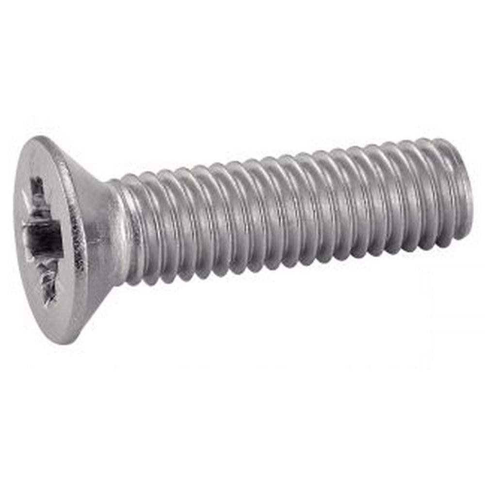 200 Pozidriv Flat-Head Screws, A2 Stainless Steel, 3 x 40 mm, DIN 965