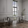 Itamoby Tecno Premium Extendable Table, 180–440 cm, Concrete & Anthracite, 180 × 90 × 77 cm view 4