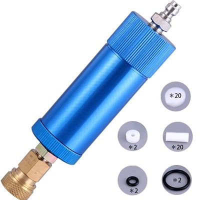 Creation Core High-Pressure PCP Hand Pump Oil-Water Separator, 30 MPa, Blue