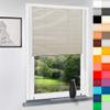 Custom Aluminum Venetian Blind with Endless Chain, No-Drill Clip Mounts, Light Beige, 180 x 105 cm view 1