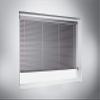 Custom Aluminum Venetian Blind with Endless Chain, No-Drill Clip Mounts, Light Beige, 180 x 105 cm view 2