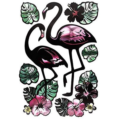 Ideas with Heart Premium Metallic Stickers | Flamingo