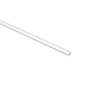 sourcing map Clear PMMA Acrylic Square Rod, 0.12 x 0.12 x 10 in