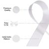 SR Super Ribbons Double-Sided Satin Ribbon, 3 mm x 50 m, Off-White view 2