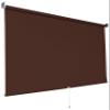 Spring Roller Blind, Mid-Pull, Light-Filtering, 90 x 180 cm, Cappuccino view 2