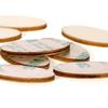 Oval Self-Adhesive Wooden Discs, 17 x 8.5 cm, Pack of 100 view 2