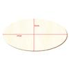 Oval Self-Adhesive Wooden Discs, 17 x 8.5 cm, Pack of 100 view 3