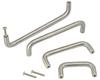 Stahlia Stainless Steel Cabinet Handles, 64 mm Hole Spacing, 10-Piece Set, 10 mm Brushed Bar Handles view 1