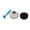Aexit Glass Billboard Decorative Mirror Screw Nail Caps, 16 mm Diameter, 8-Piece view 2