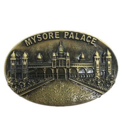 Mysore Palace India 3D Metal Refrigerator Magnet, Handmade Travel Souvenir