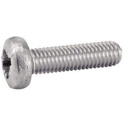 200x Pozidriv Pan Head Screws, A2 Stainless Steel, 3x6 mm, M3, DIN 7985