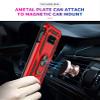 SORAKA Case for Samsung Galaxy S10e with Ring Stand and Metal Plate view 2