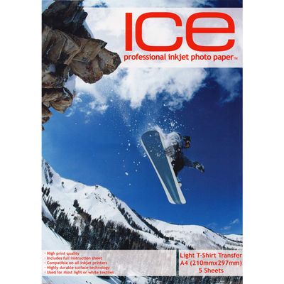ICE Light T-Shirt Transfer Paper, A4, White