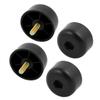 Aexit 4-Pack M8 Round Leveling Feet, 55 x 30 mm, Black view 1