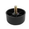 Aexit 4-Pack M8 Round Leveling Feet, 55 x 30 mm, Black view 2