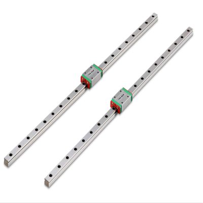 TEN-HIGH Set of 2 450 mm MGN12 Miniature Linear Guide Rails with MGN12H Blocks for DIY 3D Printers and CNC Machines