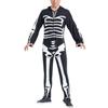 Jolisson Unisex Skeleton Couples Onesie Jumpsuit Costume view 1