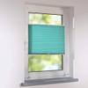 UNIVERSAL Klemmfix Pleated Blind, No Drilling, 20 x 100 cm, Turquoise view 1
