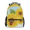 Eslifey Ladybug Backpack, Sunflower Design, for Students, Travel, and School view 1