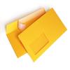Business Envelopes DIN long C6/5, 114 x 229 mm, Yellow, 120 g/m², with Window, Self-Seal (204AF) (100) view 1