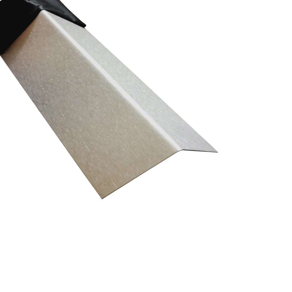 Stainless Steel Wall Corner Protector, 2 m Angle Trim, 0.8 mm Thick (K240 Brushed, 15 × 45 × 0.8 mm)