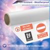 Indigos UG Danger Enter Tank by Permit Only Sign Sticker 254 mm x 177 mm – Office – Company – School view 4