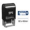 Printtoo Self-Inking Date Stamp with Entered Text, Blue view 1