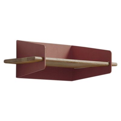 LI HAO SHOP Floating Wall Shelf, Pink, 20 x 22.5 x 10 cm
