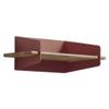 LI HAO SHOP Floating Wall Shelf, Pink, 20 x 22.5 x 10 cm view 1