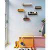 LI HAO SHOP Floating Wall Shelf, Pink, 20 x 22.5 x 10 cm view 2