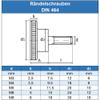 Eisenwaren2000 | M5 x 8 mm DIN 464 Knurled Screws, High Form (1 pc.) - Stainless Steel A1 1.4305 view 2