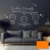 Wall Decal “In These Moments, Our Time Stood Still” M2443 – Custom Details, Orange, Size L (76 cm H x 120 cm W) view 1