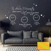 Wall Decal “In These Moments, Our Time Stood Still” M2443 – Gold, Size M, 61 x 100 cm view 1