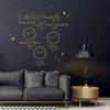 Wall Decal “In These Moments, Our Time Stood Still” M2443 – Gold, Size M, 61 x 100 cm view 4
