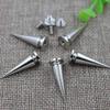 20pcs Cone Spike Screwback Rivets for DIY Crafts, Shoes, Bags, Belts and Clothing view 4