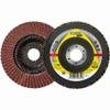 10 x Klingspor SMT 314 Flap Discs, 115 x 22.23 mm, Grit 60, Curved view 1