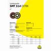 10 x Klingspor SMT 314 Flap Discs, 115 x 22.23 mm, Grit 60, Curved view 4