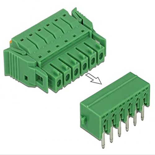 DeLOCK 65956 Terminal Block, Green, 23.6 mm, 9.05 mm, 6.95 mm