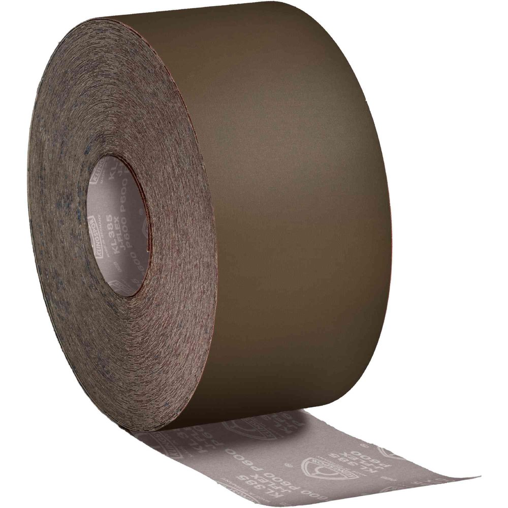 Klingspor KL 385 JF Abrasive Roll, 115 x 50,000 mm, Grit 80, Item No. 228363